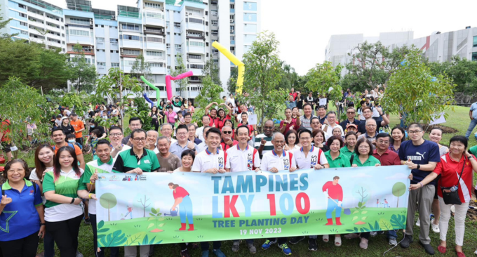 Tampines LKY100 Tree Planting Day 
