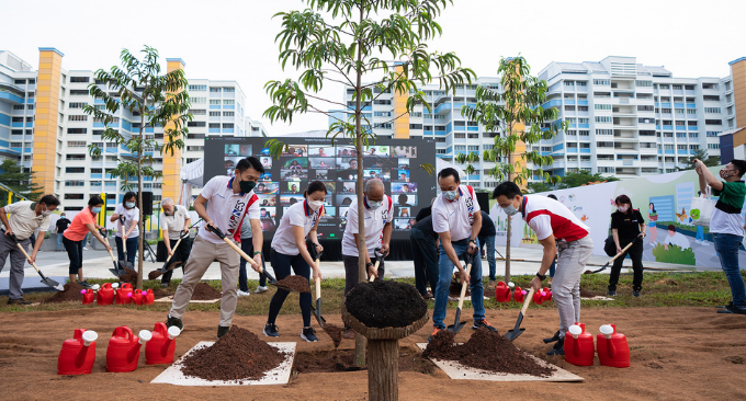 Tampines Tree Planting Day 2021