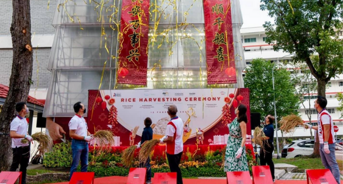 Launch of Temasek Rice