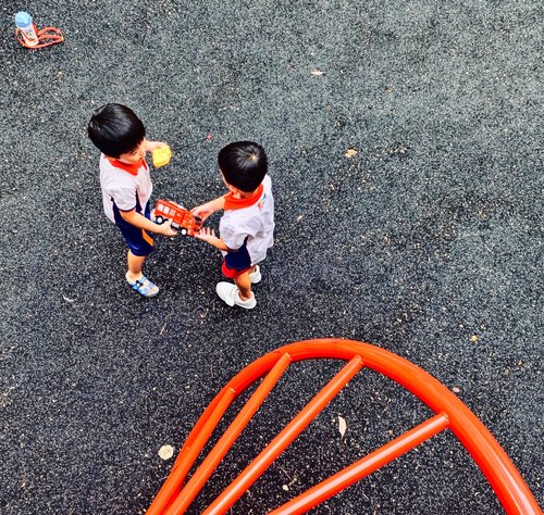 Children at the playground