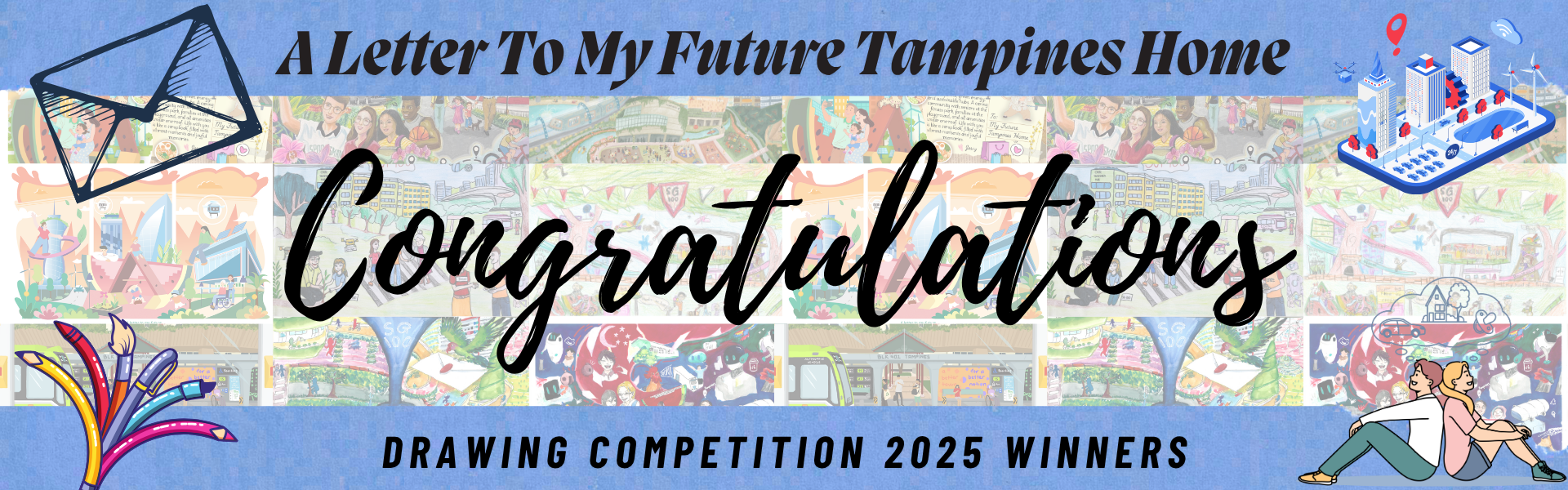 Winning Entries for “A Letter to My Future Tampines Home” Drawing Competition: Imagining Our Tampines of Tomorrow